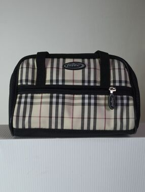 Intec Plaid Tech Bag in Ivory Black + Free Gift